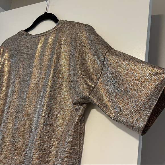 Koton | Shimmery Long Crop Tee Shirt - Picture 9 of 12